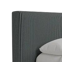 Grayton Lucy Navy 44" Upholstered Platform Bed