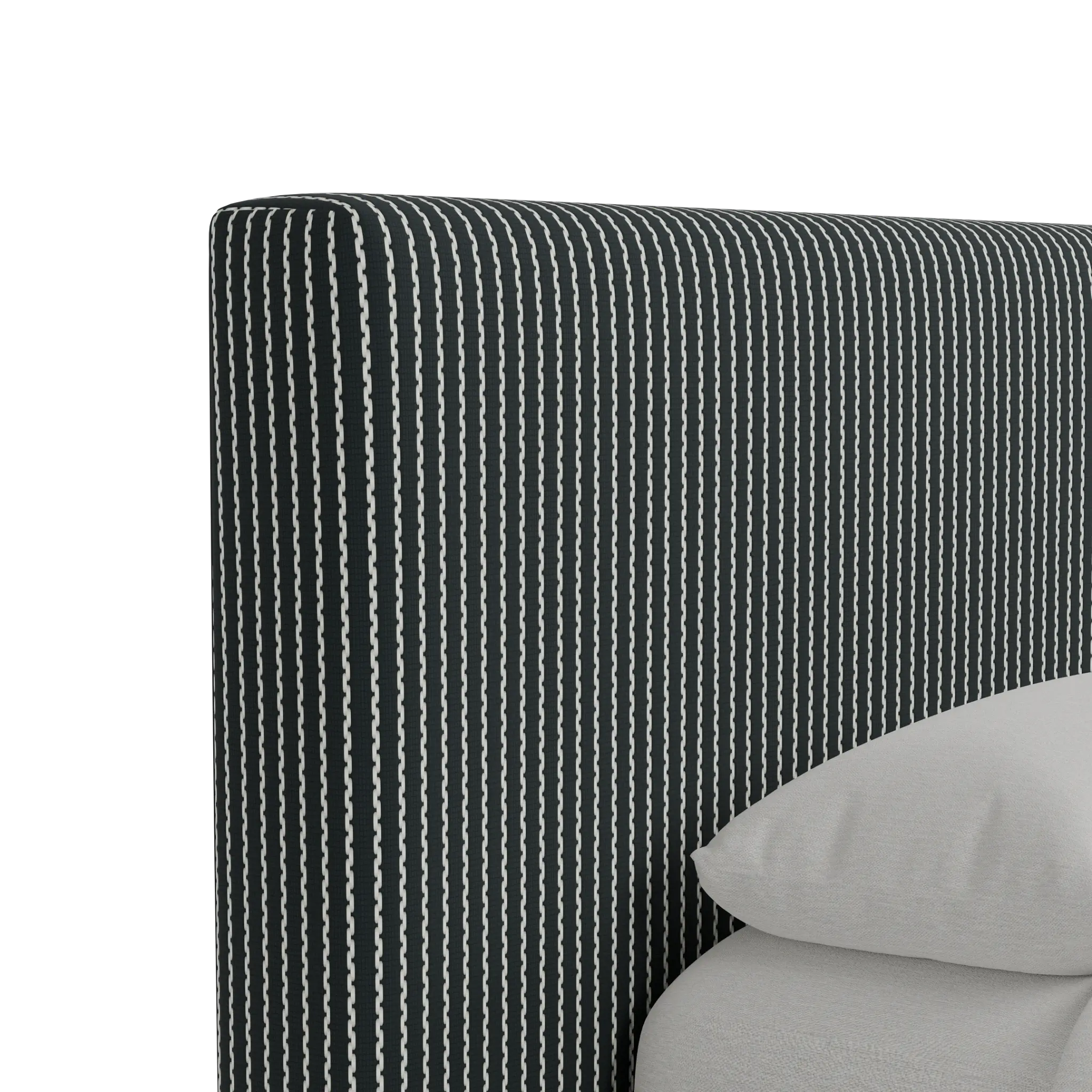 Grayton Lucy Navy 44" Upholstered Platform Bed Grayton Lucy Navy 44" Upholstered Platform Bed