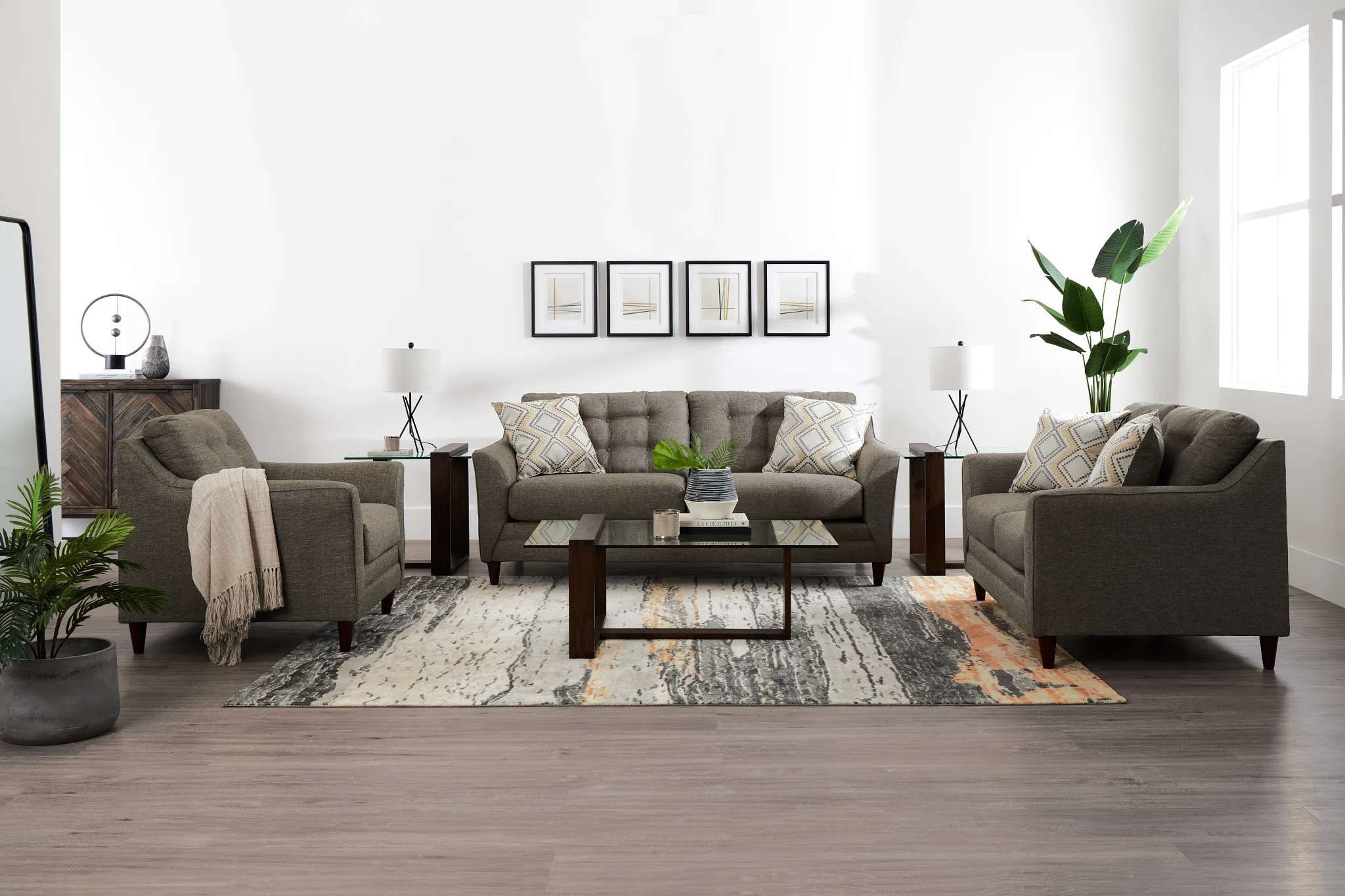 Beeline Multicolored Framed Wall Art