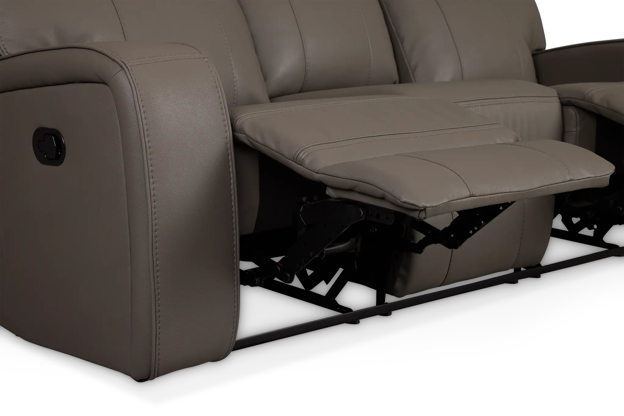 Rhett Gray Micro Reclining Sofa Rhett Gray Micro Reclining Sofa