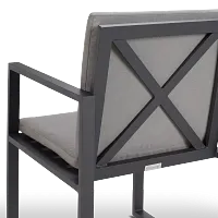 Linear Dark Gray Arm Chair