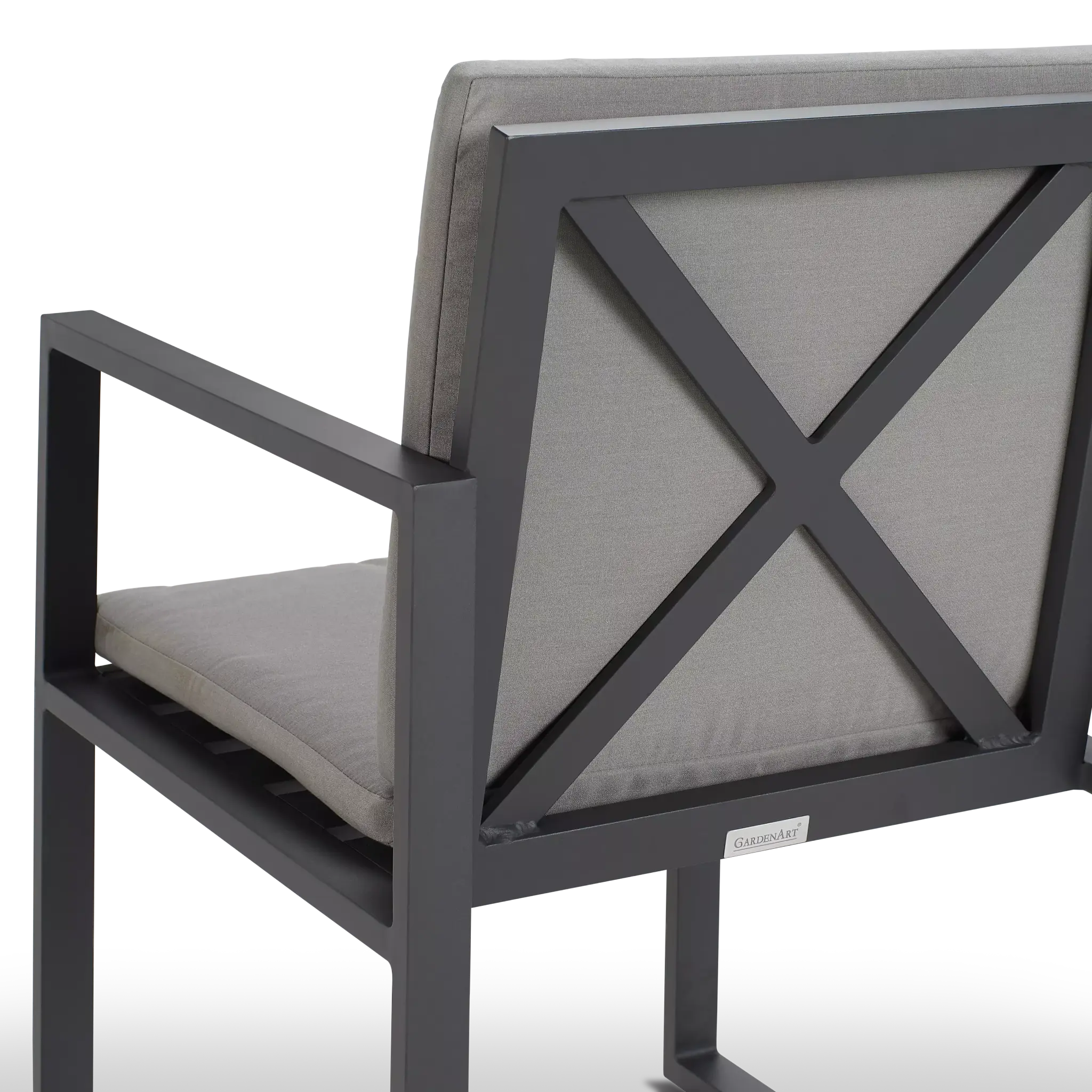 Linear Dark Gray Arm Chair Linear Dark Gray Arm Chair