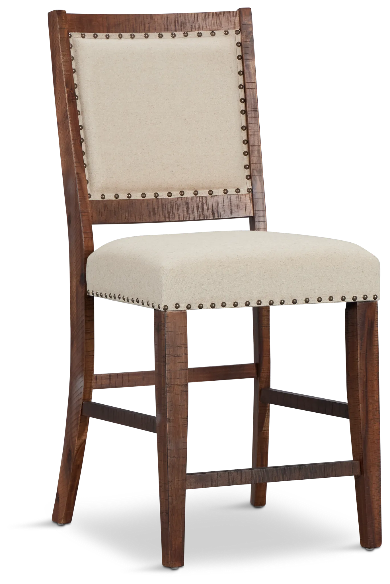 Joplin Dark Tone 24" Upholstered Barstool