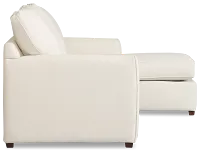 Tate Light Beige Fabric Right Chaise Sectional