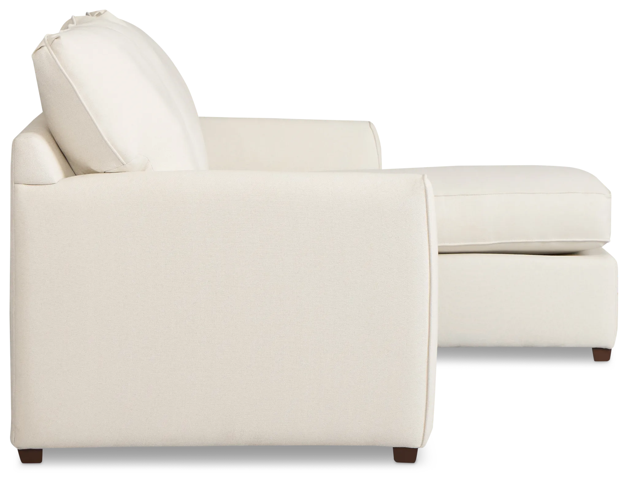 Tate Light Beige Fabric Right Chaise Sectional