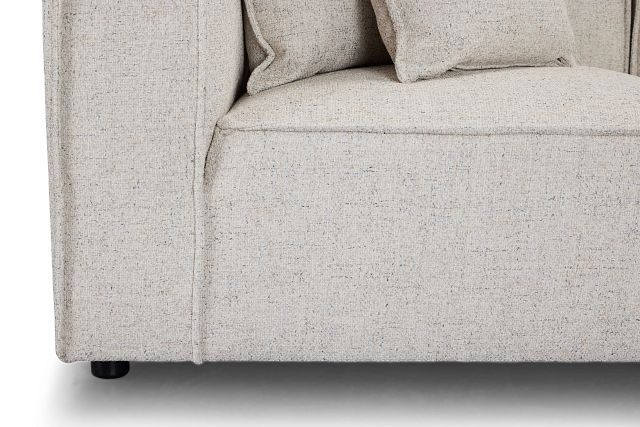 Tatum Beige Fabric 3 Piece Modular Sofa
