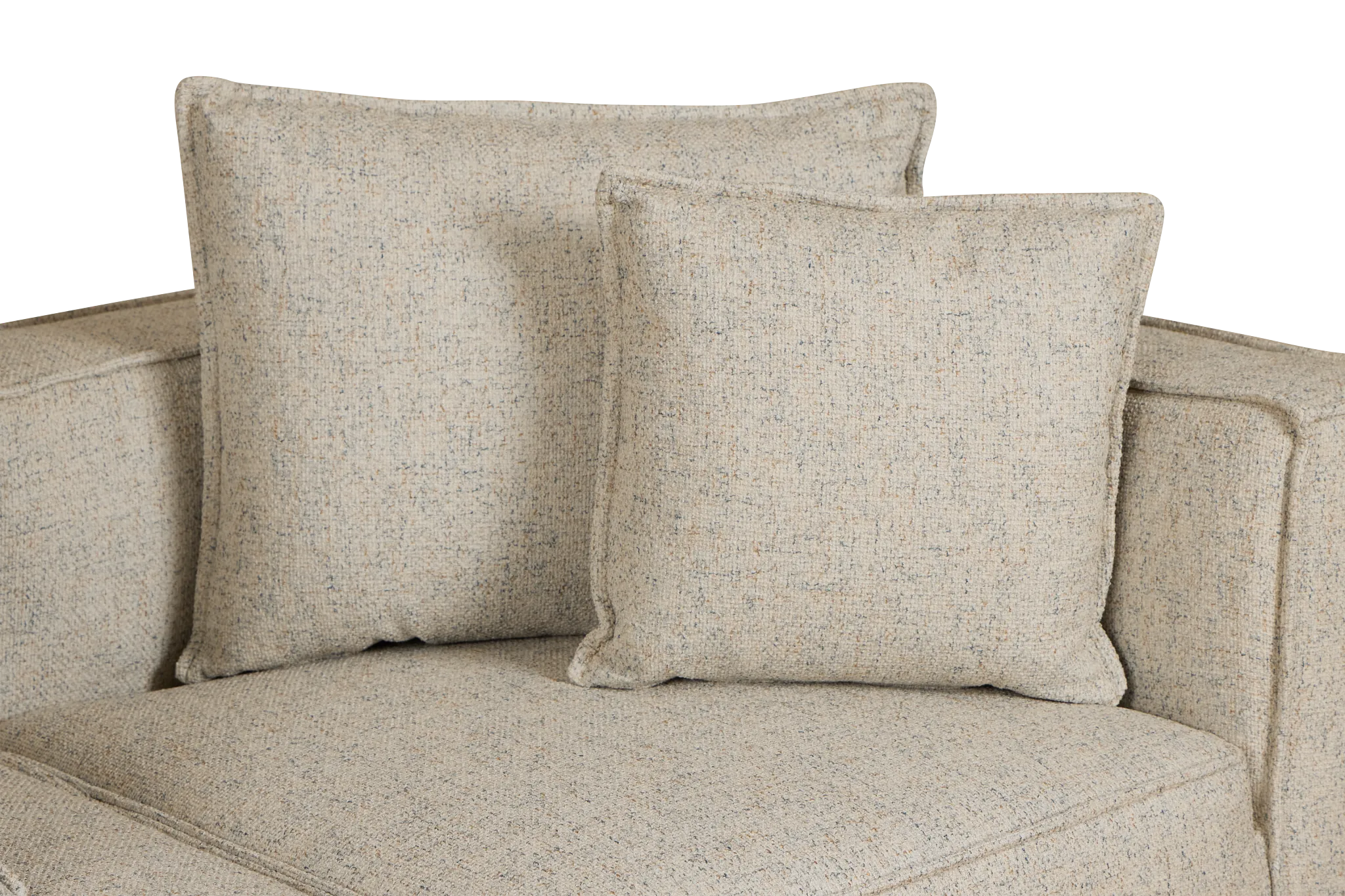 Tatum Beige Fabric 3-piece Modular Sofa