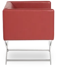 Leone Red Accent Chair