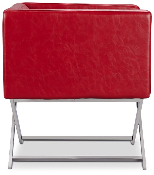 Leone Red Accent Chair