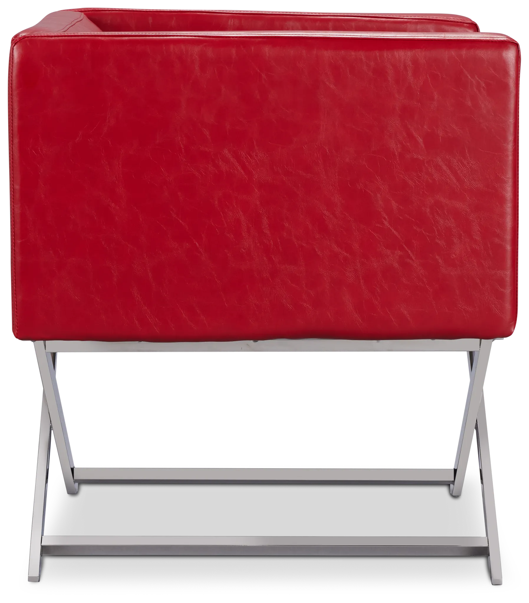 Leone Red Accent Chair
