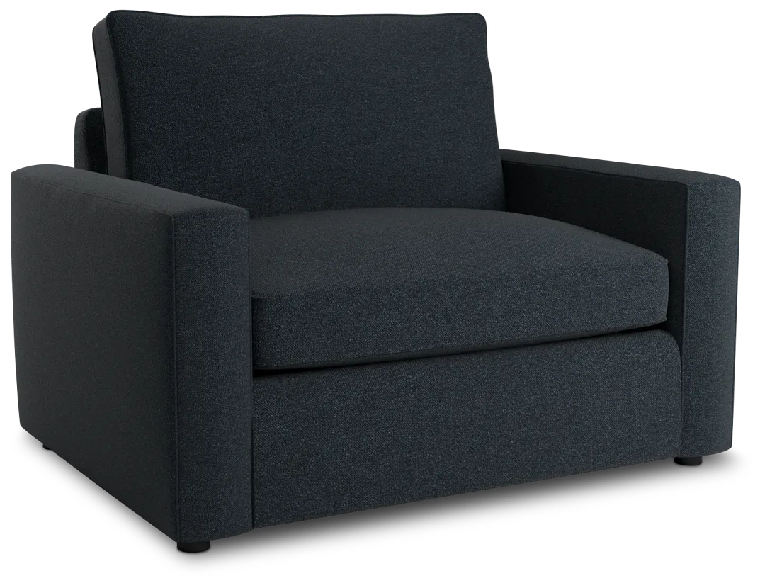 Siesta Elite Dark Blue Fabric Chair