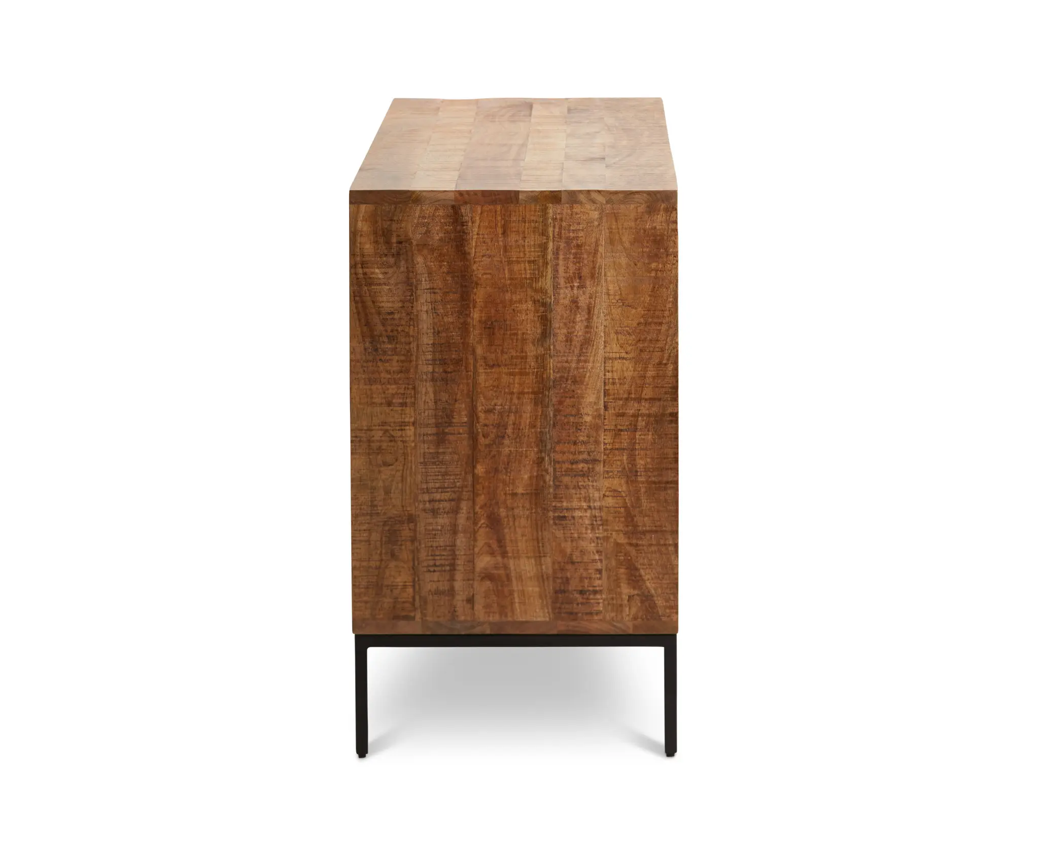 Zane Black Slate Four-door Cabinet Zane Black Slate Four-door Cabinet