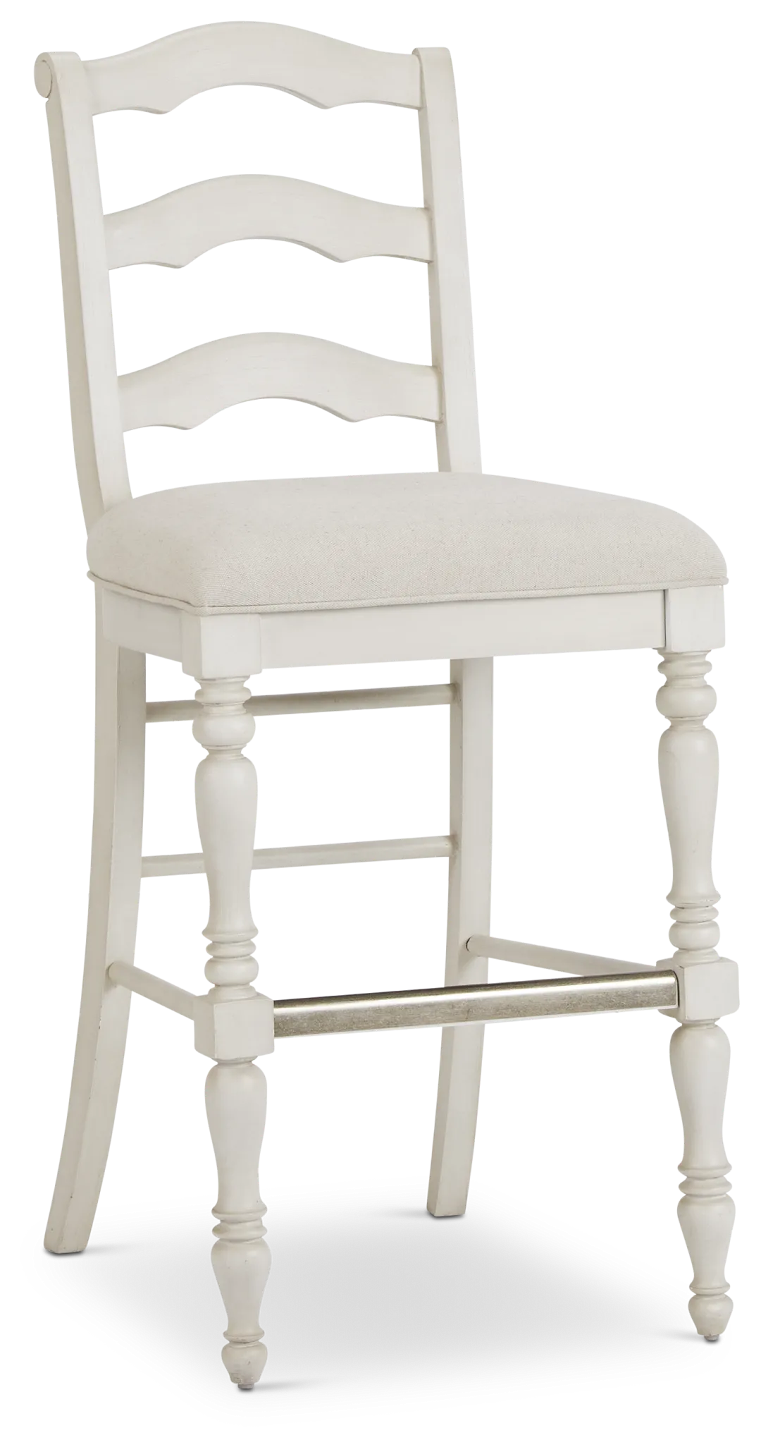 Savannah Ivory 30" Upholstered Barstool