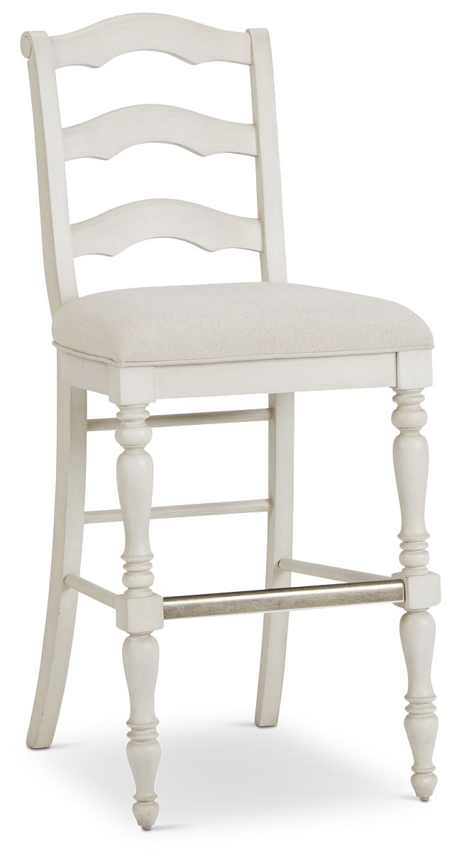 Savannah Ivory 30" Wood Barstool