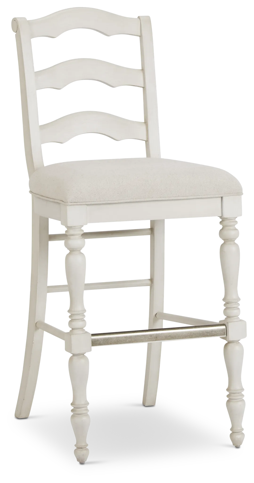 Savannah Ivory 30" Upholstered Barstool