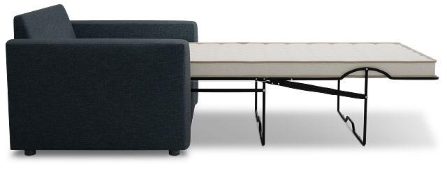 Siesta Elevation Dark Blue Fabric Innerspring Sleeper