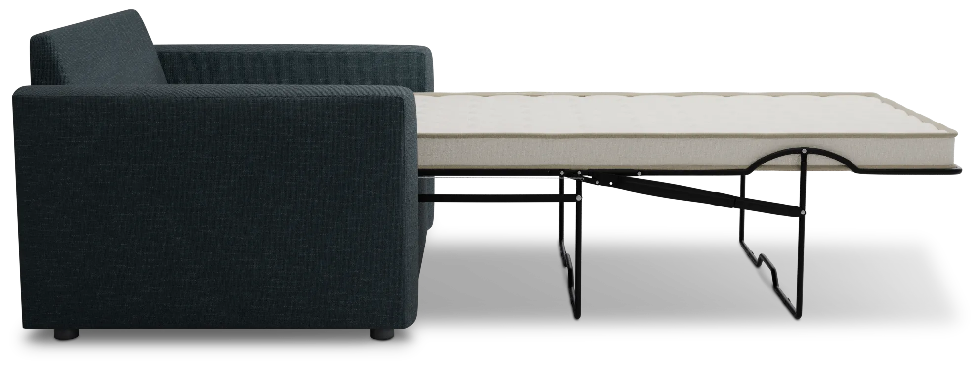 Siesta Elevation Dark Blue Fabric Innerspring Sleeper