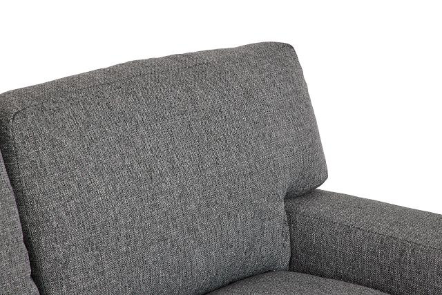 Veronica 104" Dark Gray Down Sofa