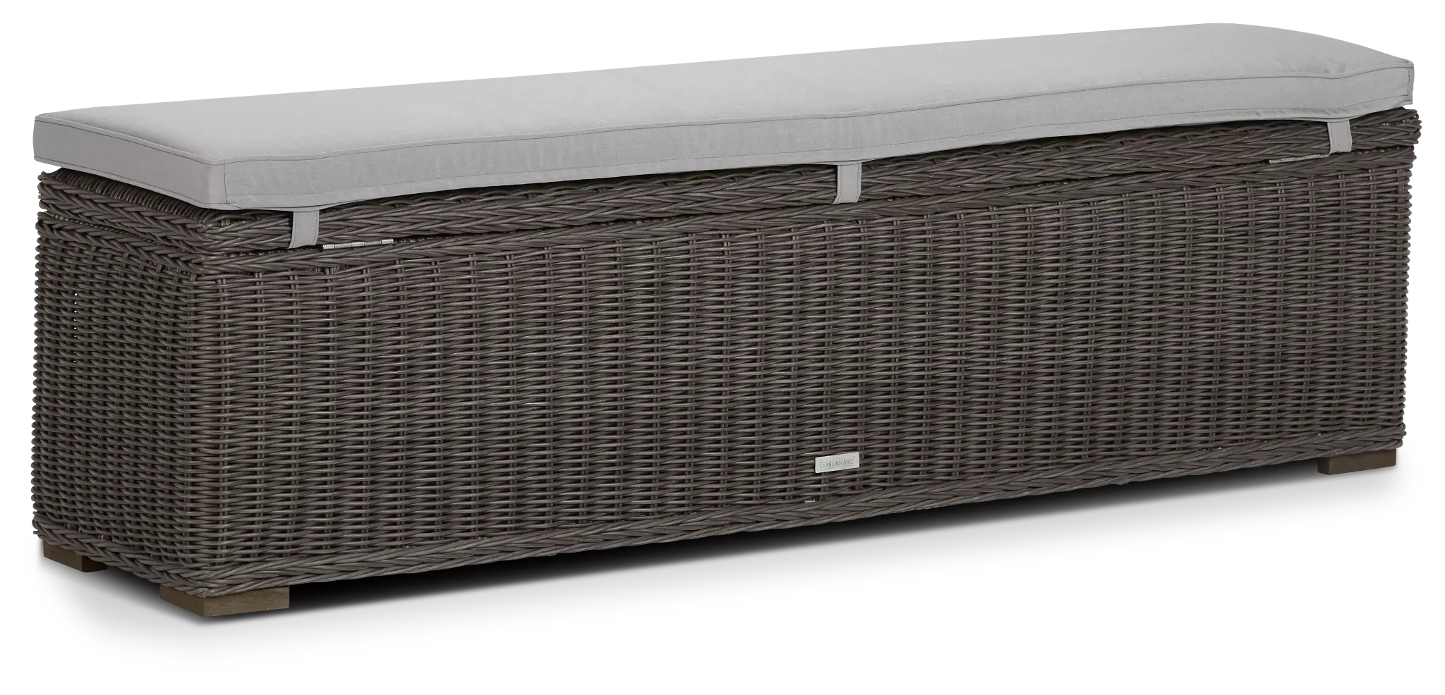Canyon Gray Woven Dining Bench Canyon Gray Woven Dining Bench