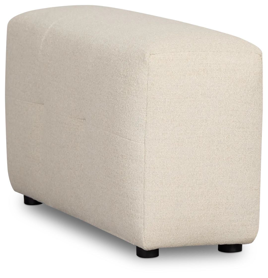 Remi Light Beige Fabric Arm