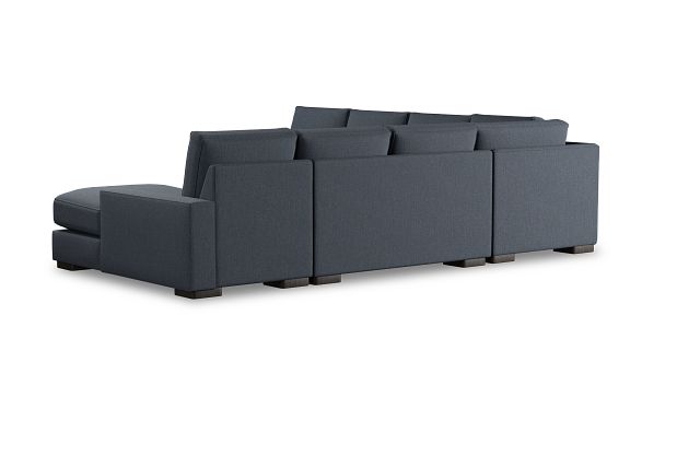 Edgewater Victory Dark Blue Large Right Chaise Sectional