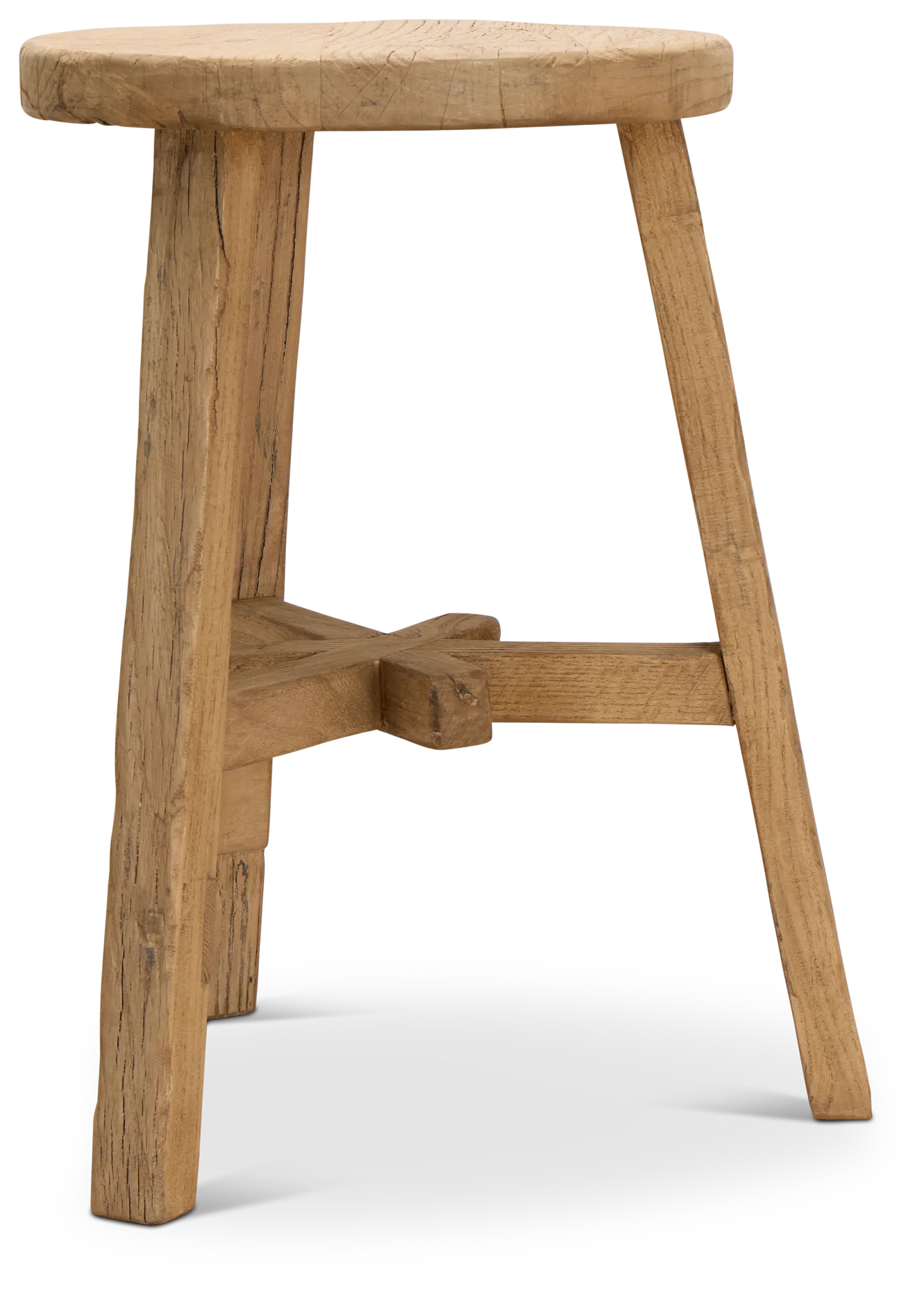 Nash Light Tone Round Stool