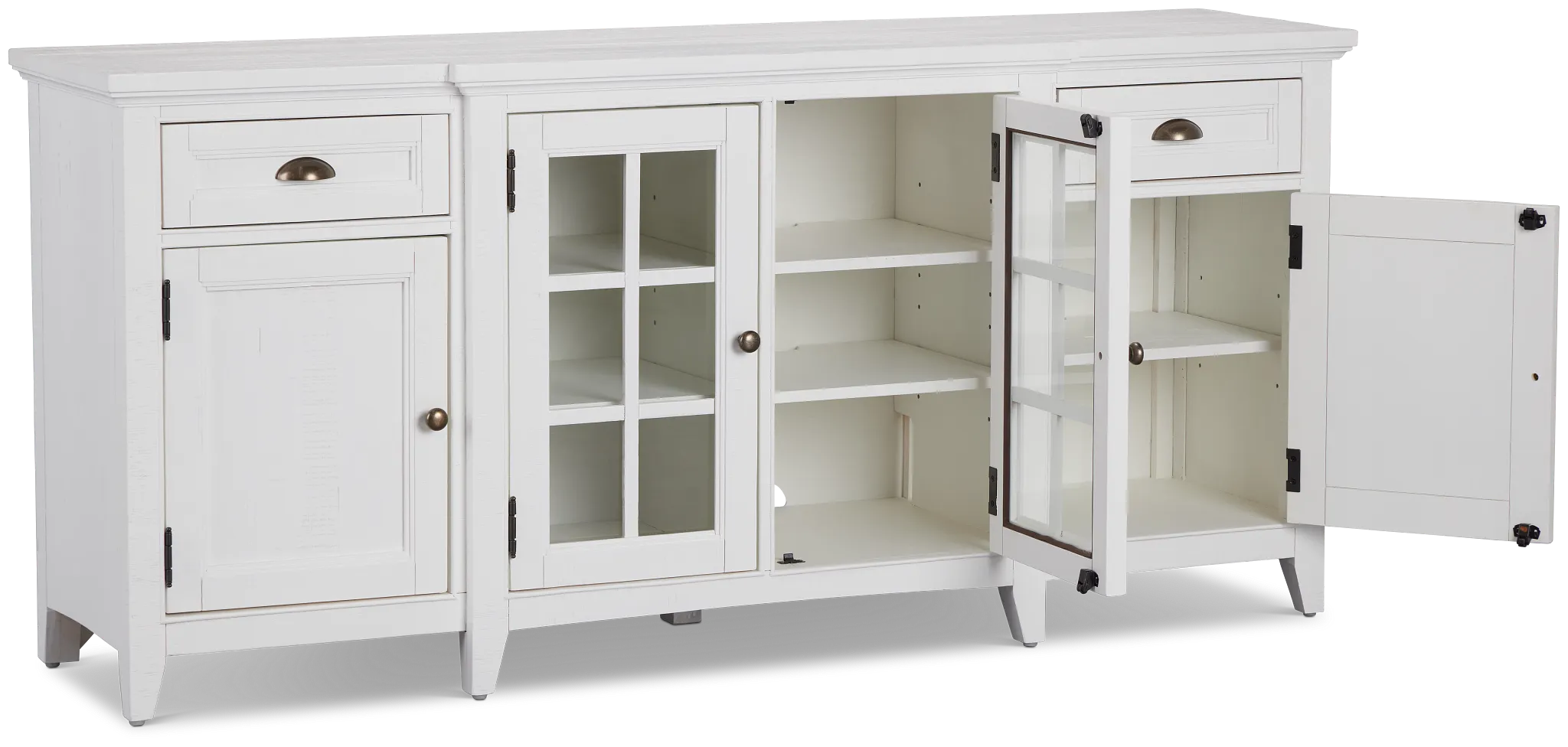 Heron Cove White 70" Tv Stand
