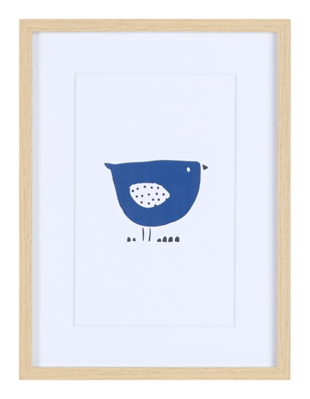 Finch Dark Blue Framed Wall Art Finch Dark Blue Framed Wall Art