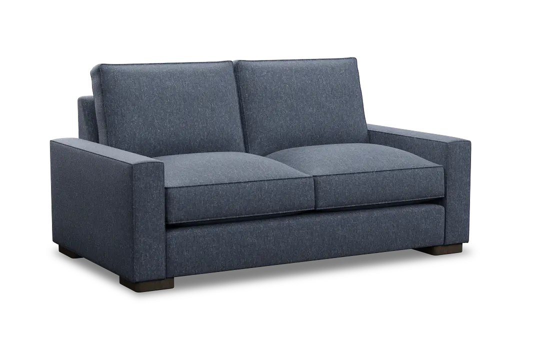 Edgewater Maguire Blue Loveseat Edgewater Maguire Blue Loveseat