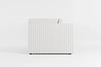 Destin Sea Lane Light Gray Fabric 3-piece Modular Sofa