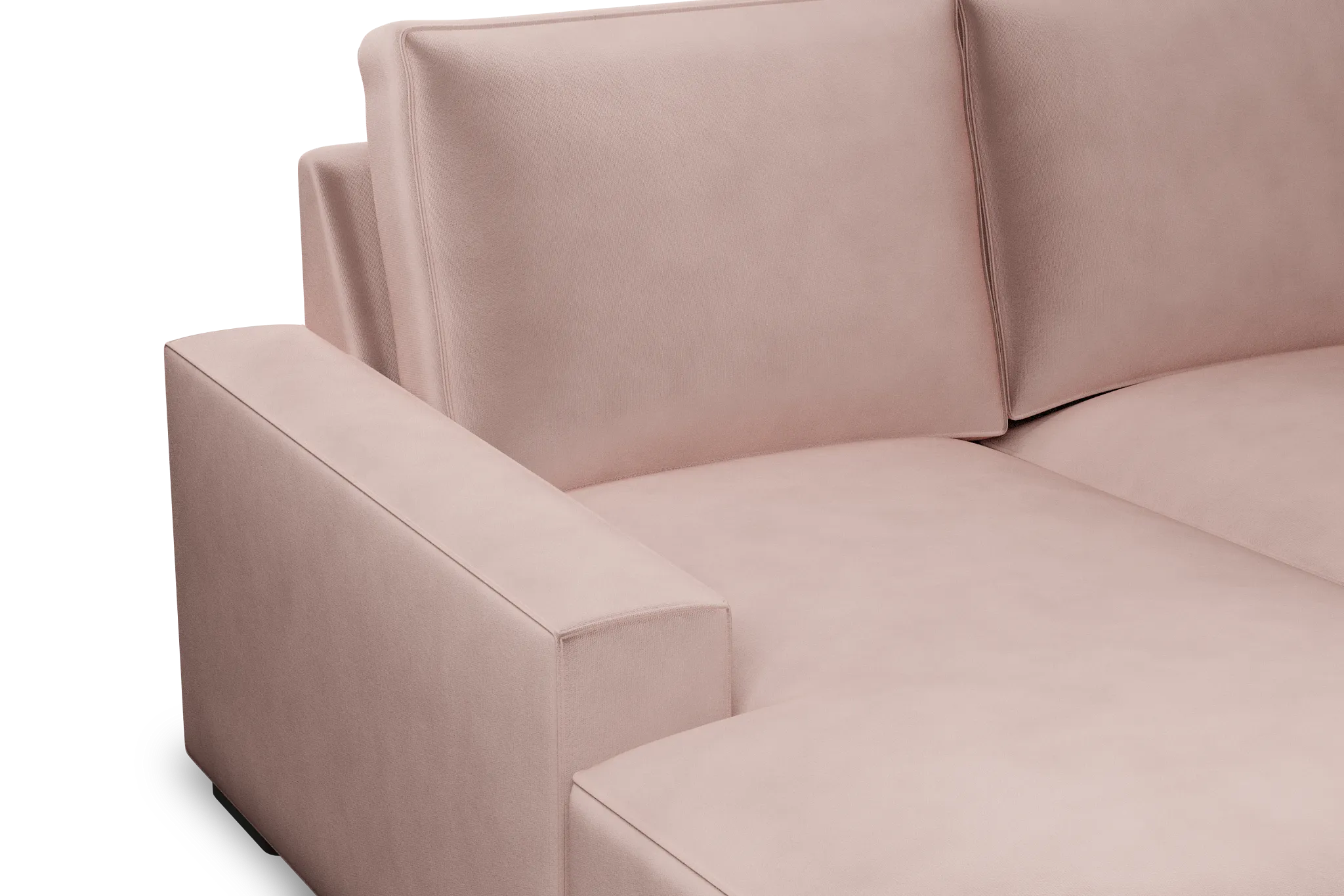 Edgewater Joya Light Pink Left Chaise Sectional