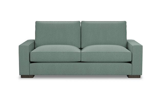 Edgewater Delray Light Green 84" Sofa W/ 2 Cushions (1)