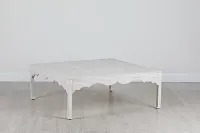 Stacey White Square Coffee Table