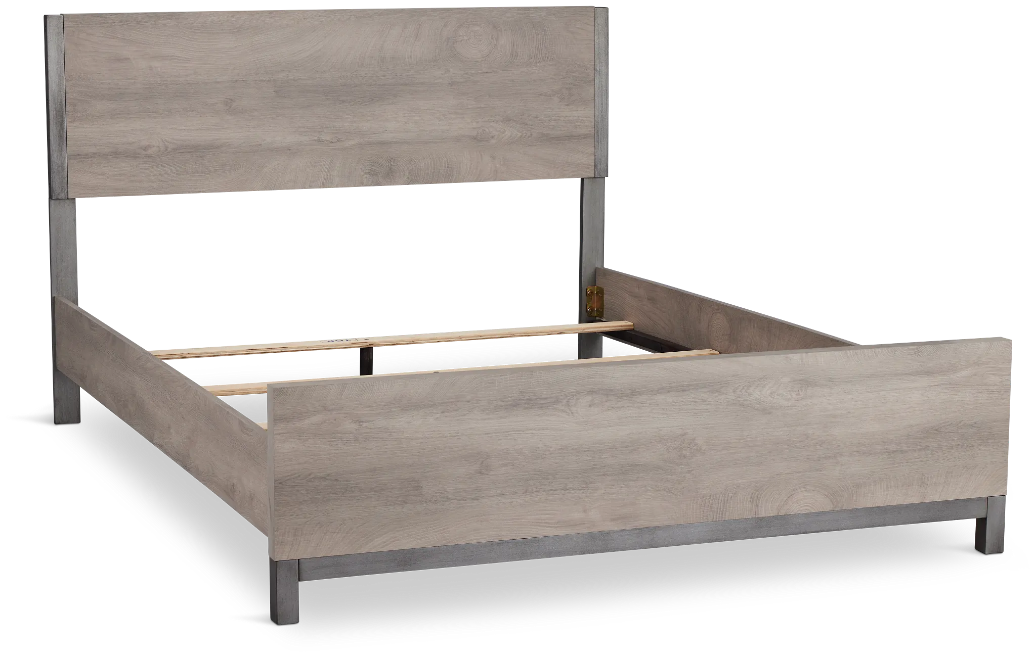 Evanston Gray Panel Bed