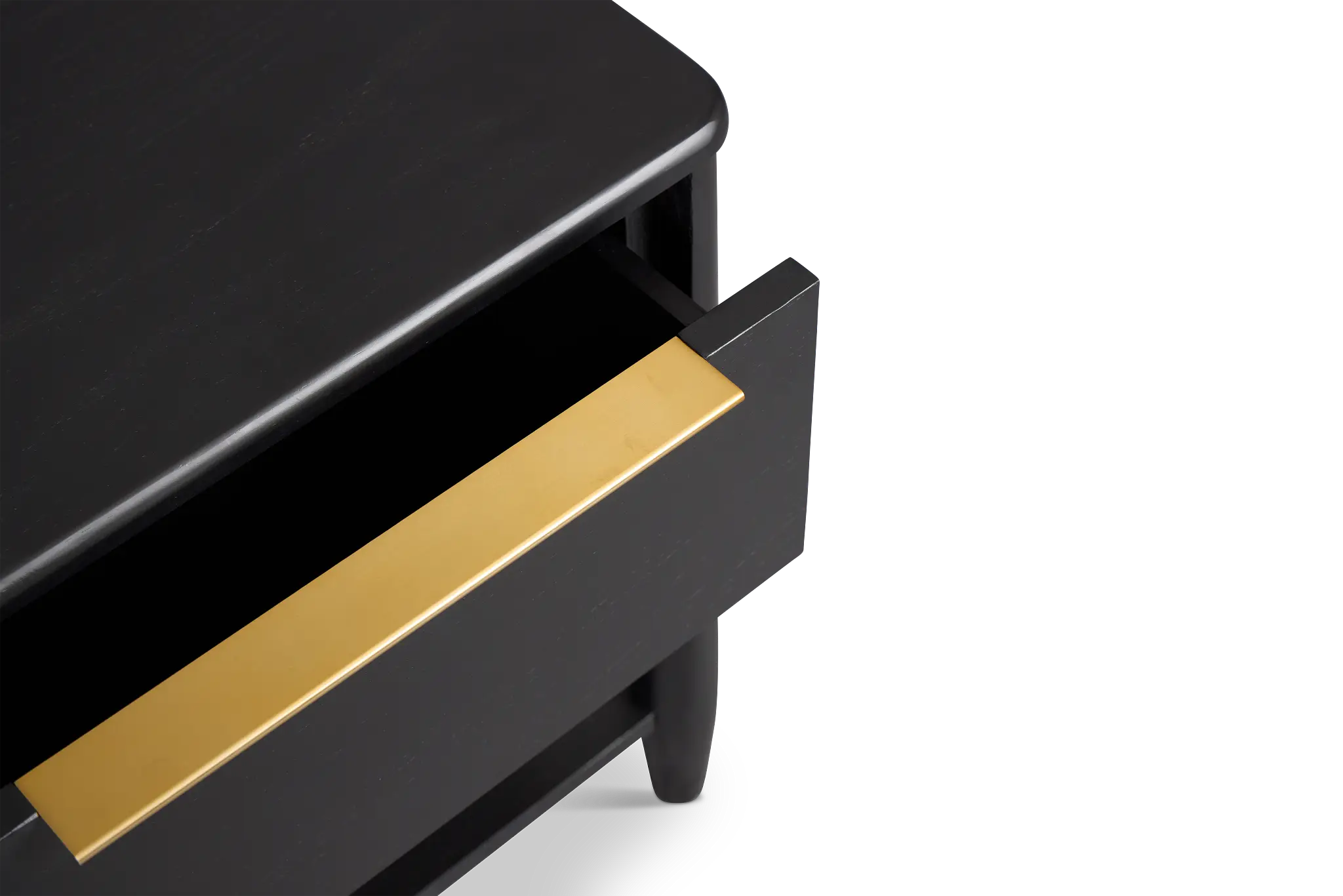 Stockton Black Small Drawer Nightstand Stockton Black Small Drawer Nightstand