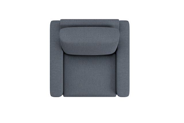 Edgewater Victory Dark Blue Swivel Chair