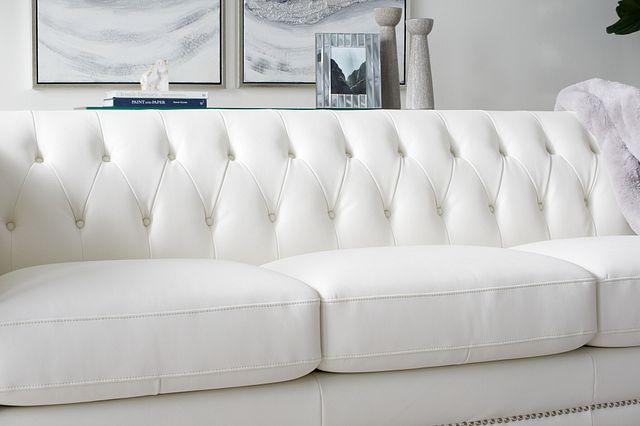 Blair White Micro Sofa