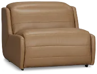 Ronnie Brown Lthr/vinyl Power Recliner With Power Headrest