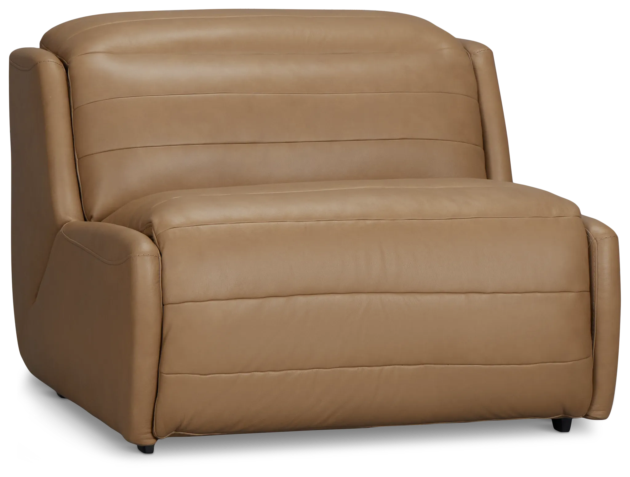 Ronnie Brown Lthr/vinyl Power Recliner With Power Headrest