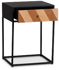 Fifer Black Accent Table