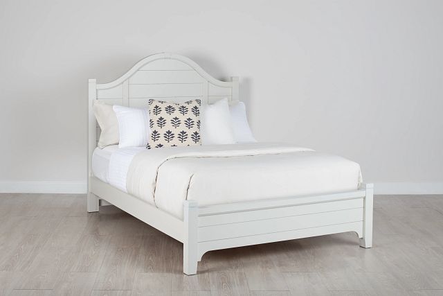 Bungalow Ivory Arched Panel Bed (0)