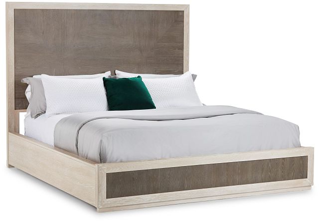 Berlin Two-tone Wood Platform Bed