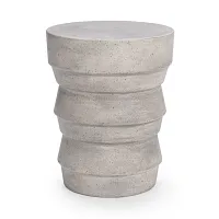 Arrow Light Gray Accent Table
