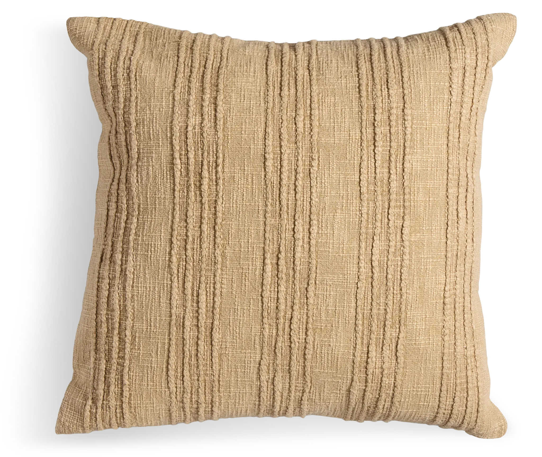 Gratise Beige 22" Square Accent Pillow Gratise Beige 22" Square Accent Pillow
