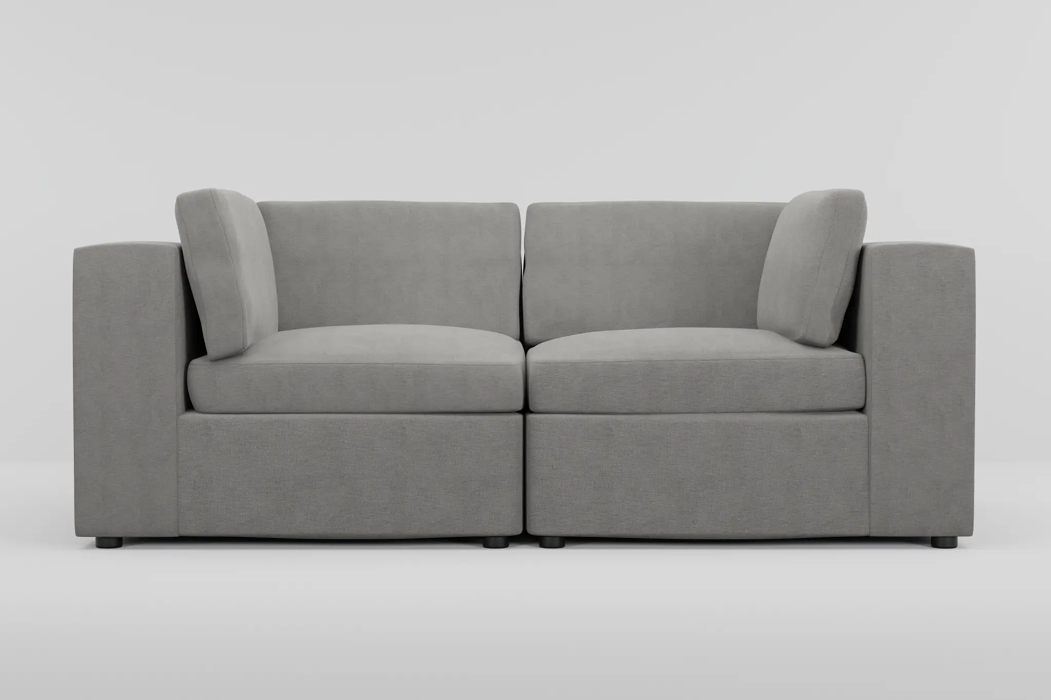 Destin Maguire Gray Fabric 2-piece Modular Sofa Destin Maguire Gray Fabric 2-piece Modular Sofa