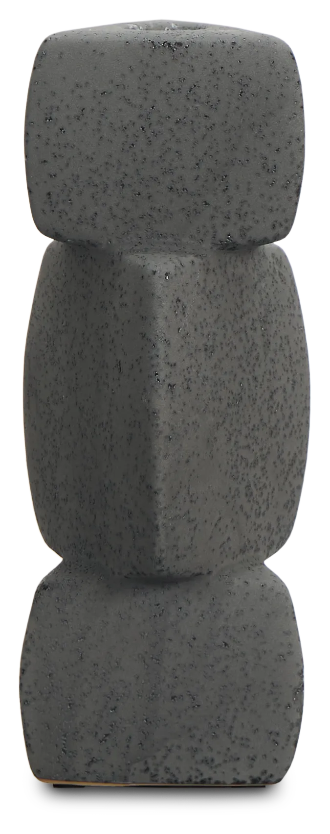Owald Black Small Candle Holder