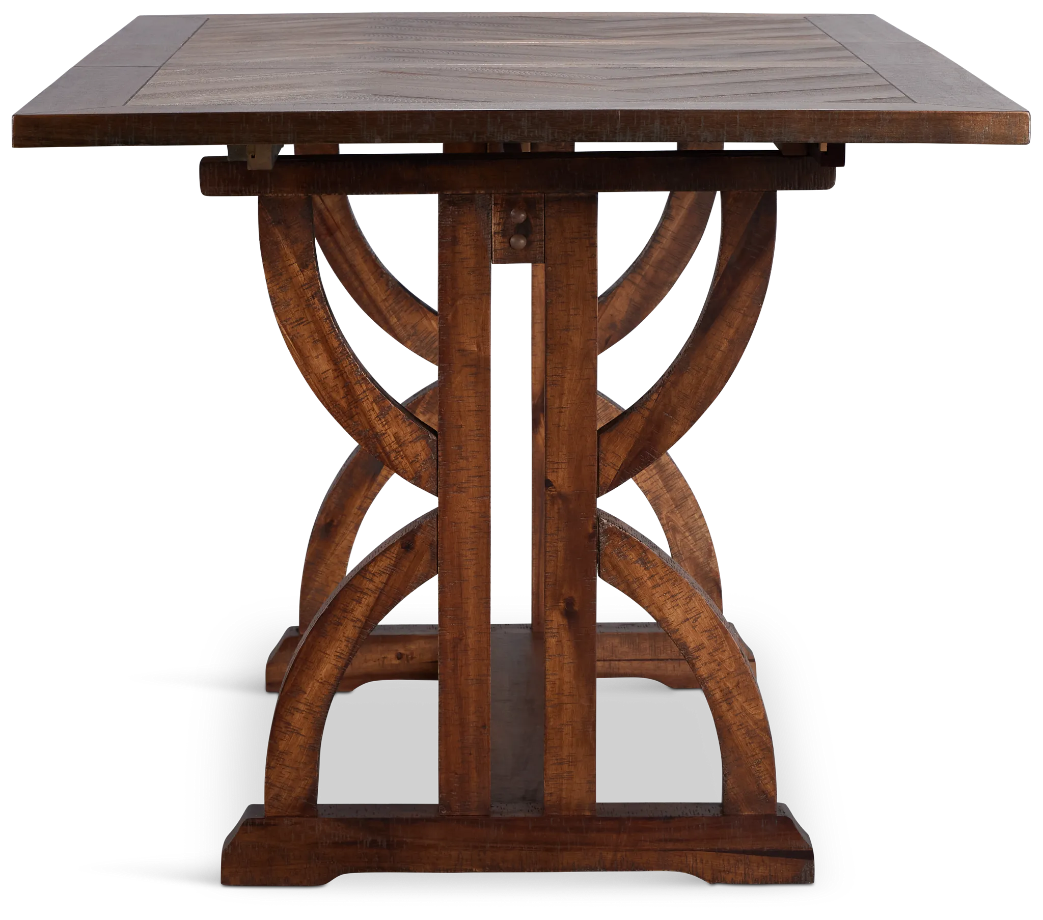 Joplin Dark Tone Extension High Dining Table