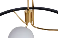 Vita Black Large Chandelier