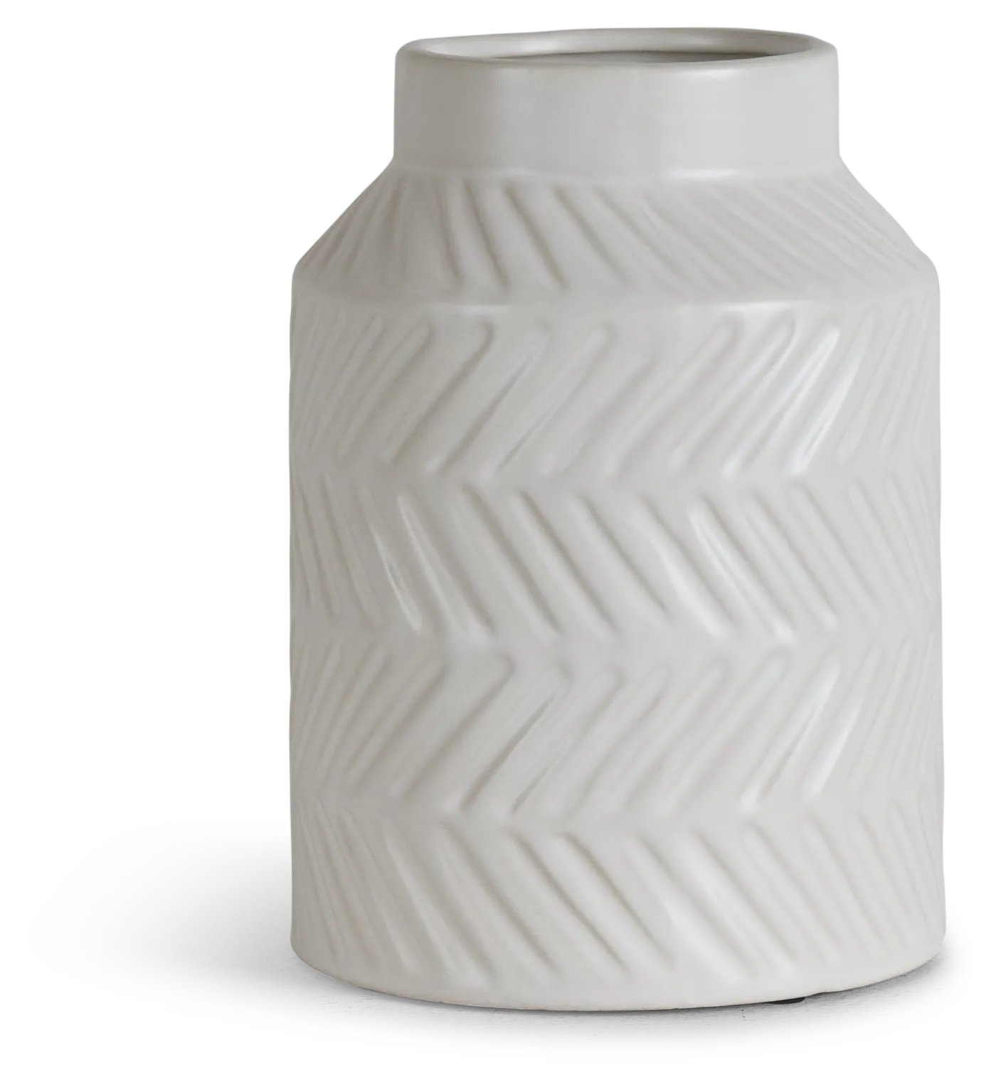 Allie White Small Vase