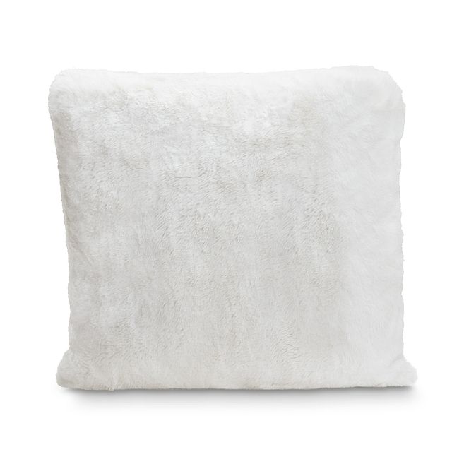 Kaycee White 22" Accent Pillow